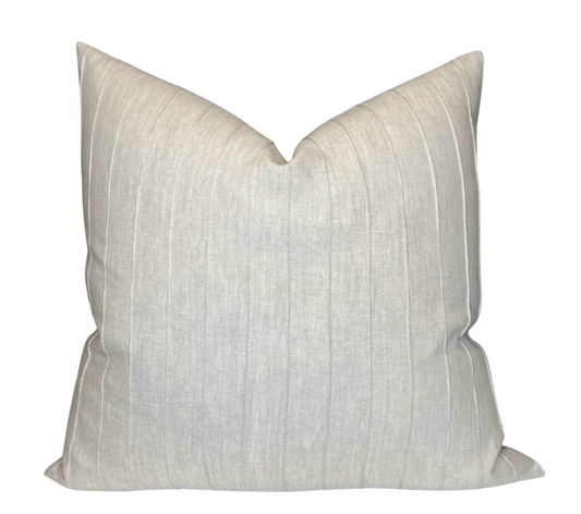 Hillstripe Pillow Cover in Khaki