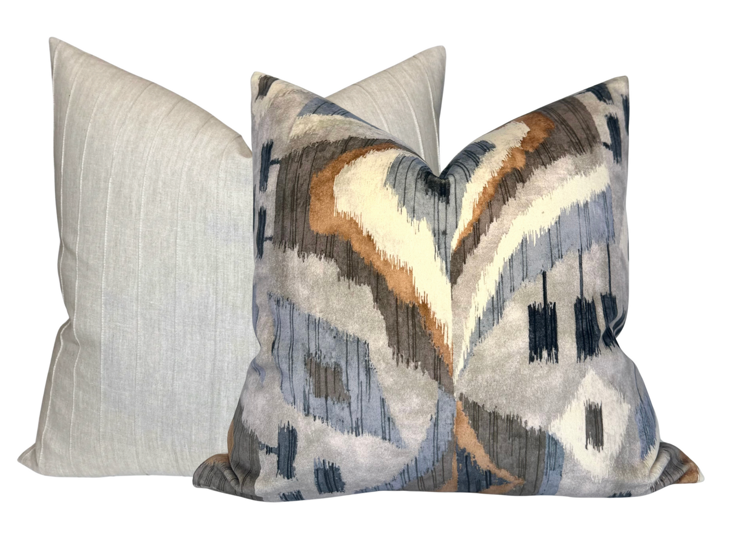 Hillstripe Pillow Cover in Khaki