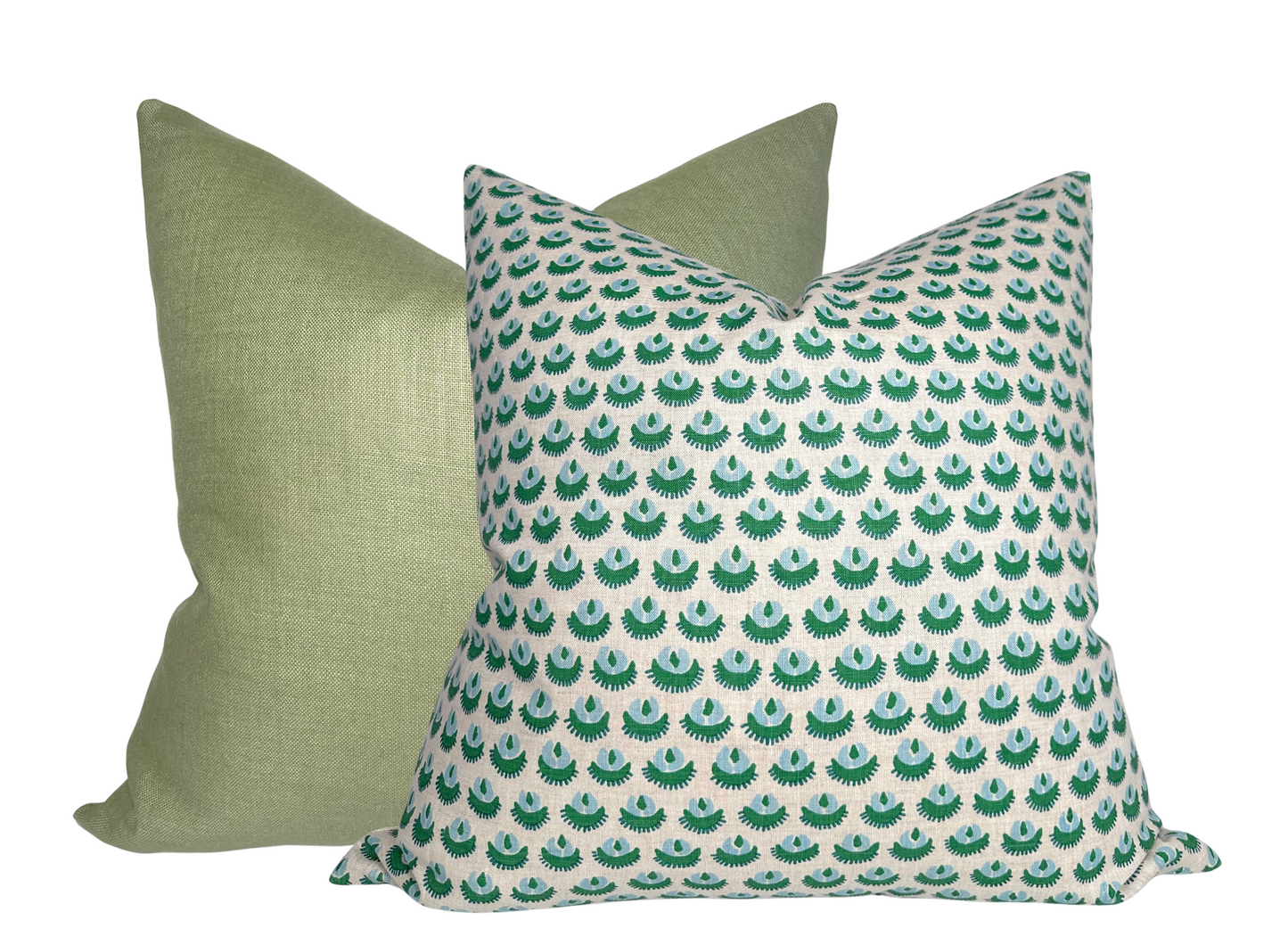 Cadiz Pillow Cover in Green, Walter G Textiles