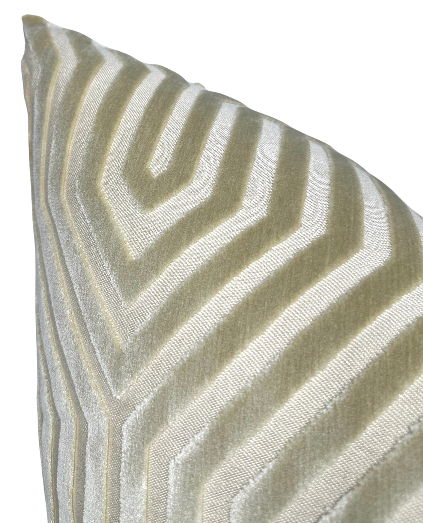 Vanderbilt Pillow Cover in Greige, Schumacher Textiles