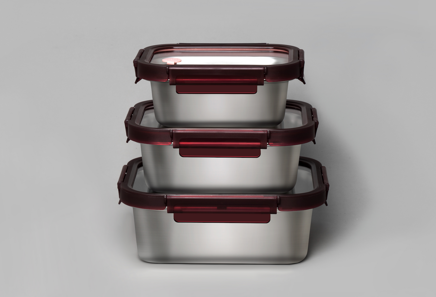Multicolor Microwave Safe Stainless Steel Set