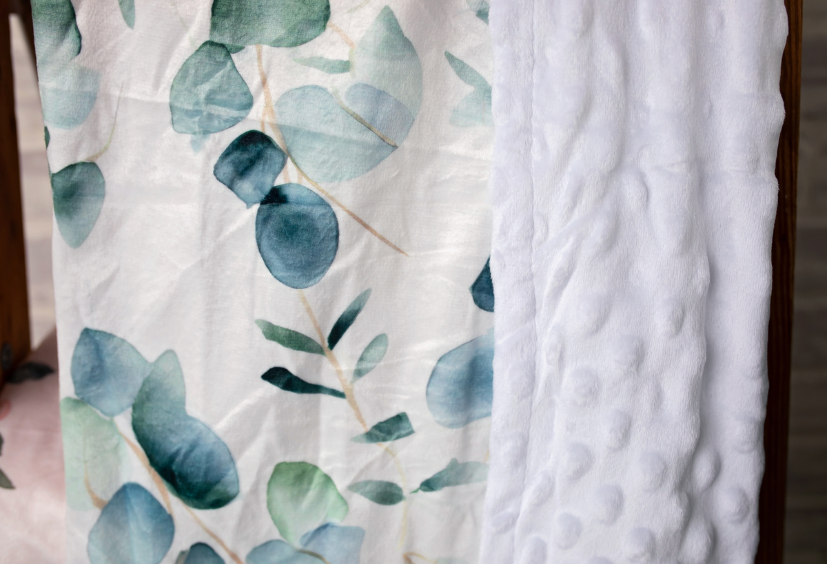 Eucalyptus Embrace Minky Blanket