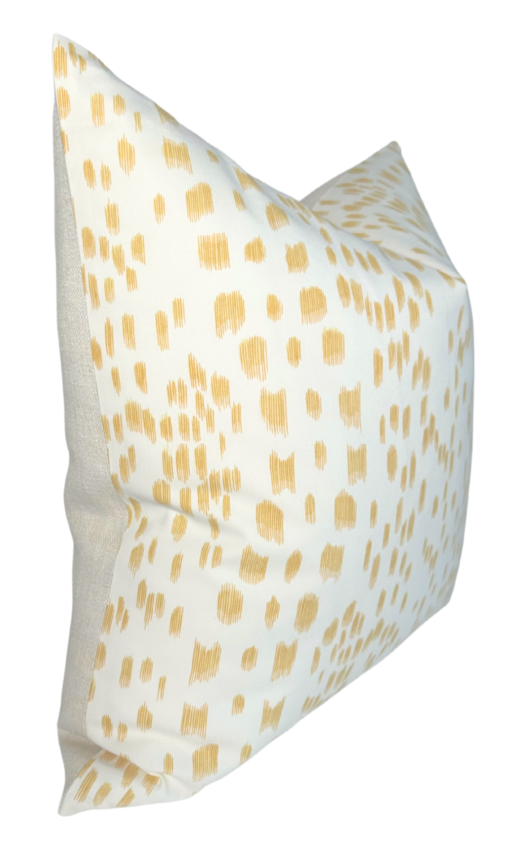 Les Touches Pillow Cover in Canary Yellow