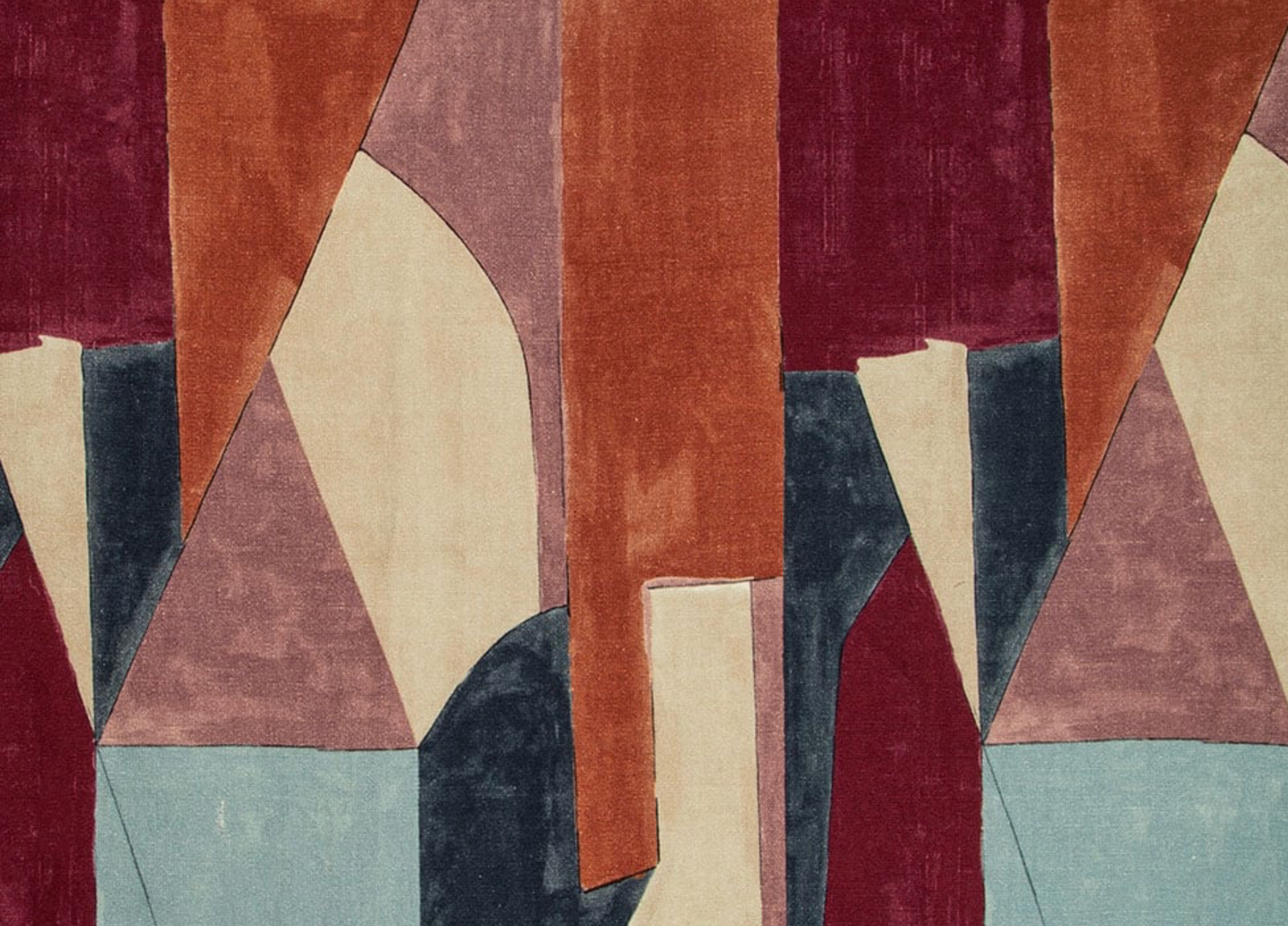 District Pillow Cover in Claret, Kelly Wearstler Textiles