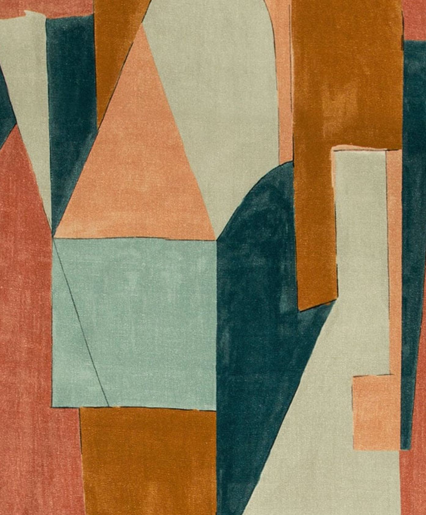 District Pillow Cover in Apricot, Kelly Wearstler Textiles