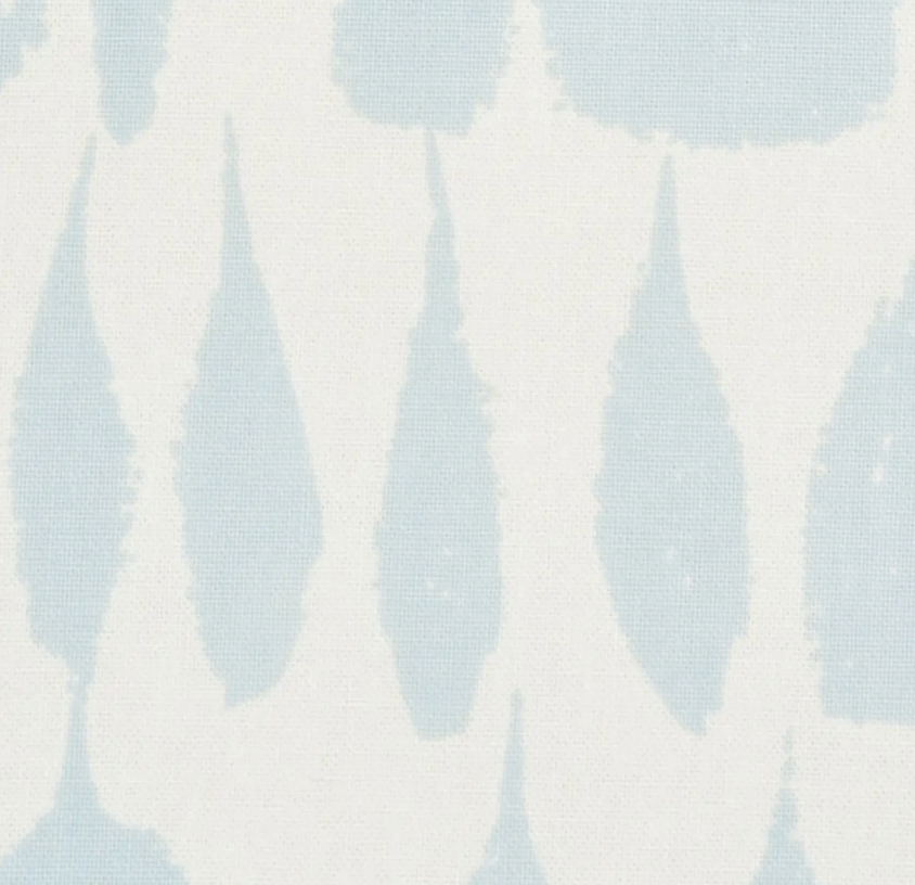 Queen of Spain Pillow Cover in Sky Blue, F Schumacher Textiles