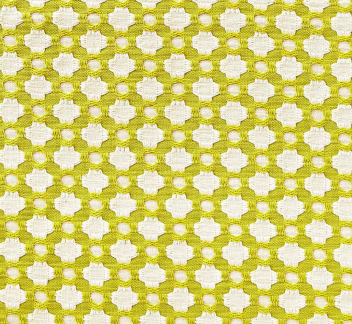 Betwixt Pillow Cover in Chartreuse, Schumacher Textiles