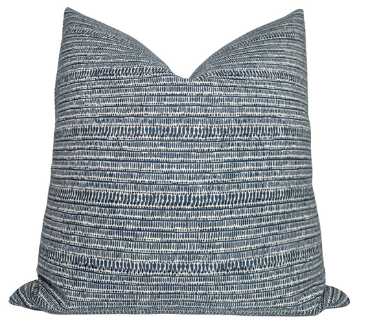 Saqqara Pillow Cover in Atlantic Blue, Walter G Pillows, Decorative Throw Pillows