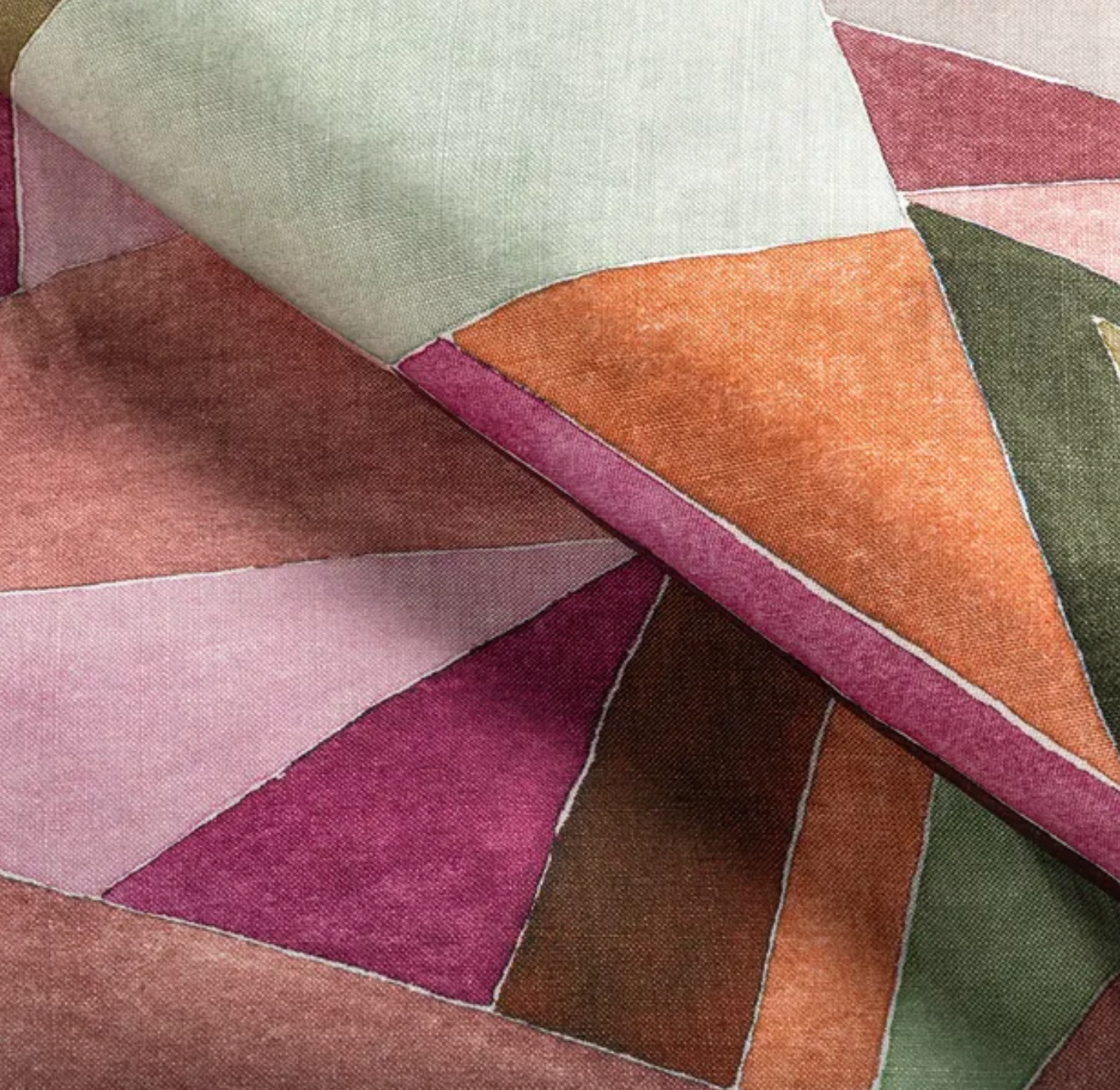 Roulade Pillow Cover in Rose