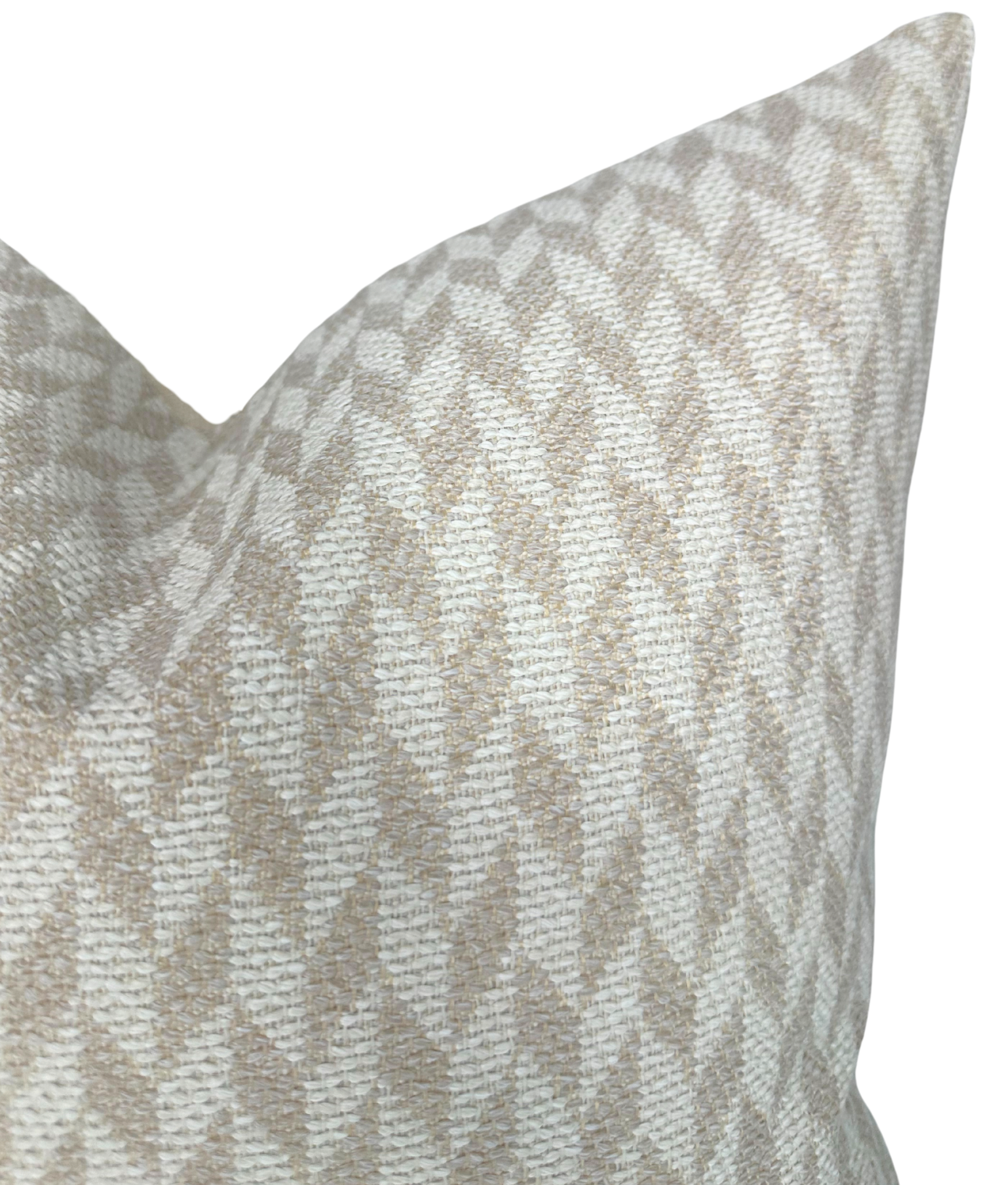 Tupai Woven Pillow Cover in Tan Brown