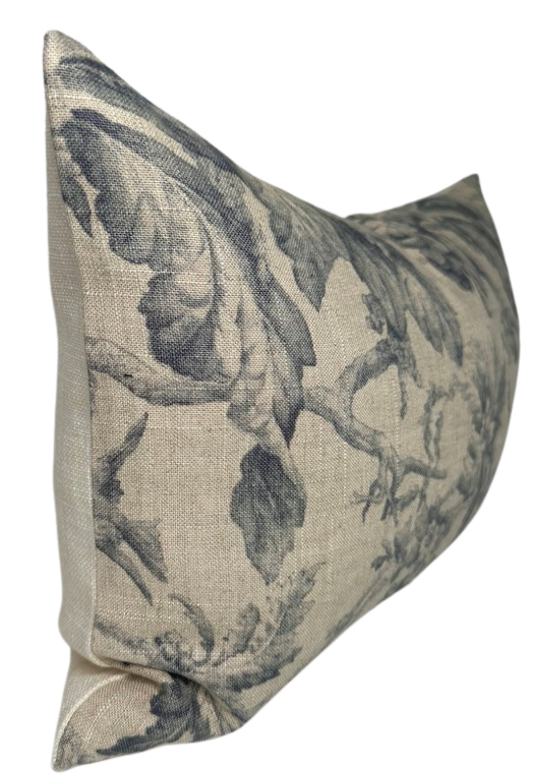 Lita Floral Print Pillow Cover in Blue