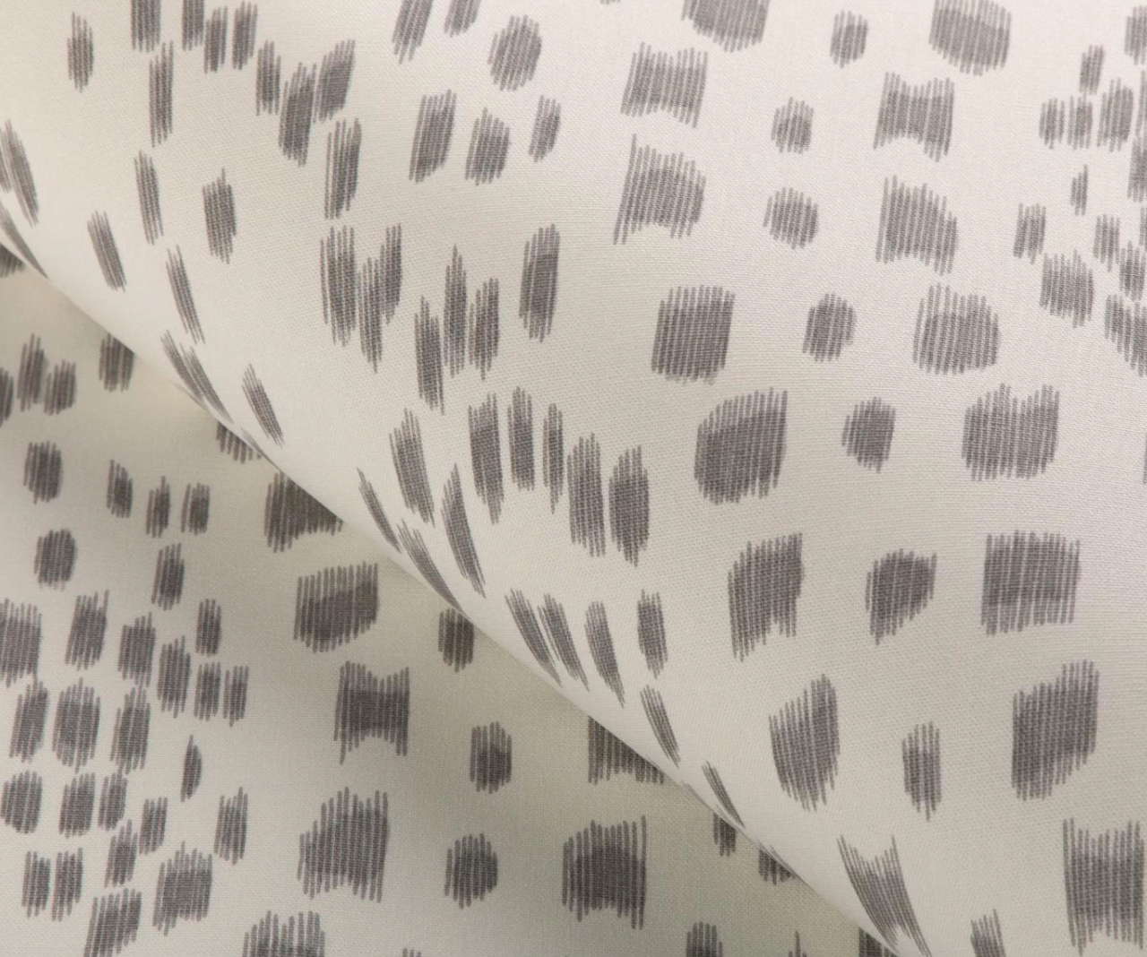 Les Touches Pillow Cover in Gray