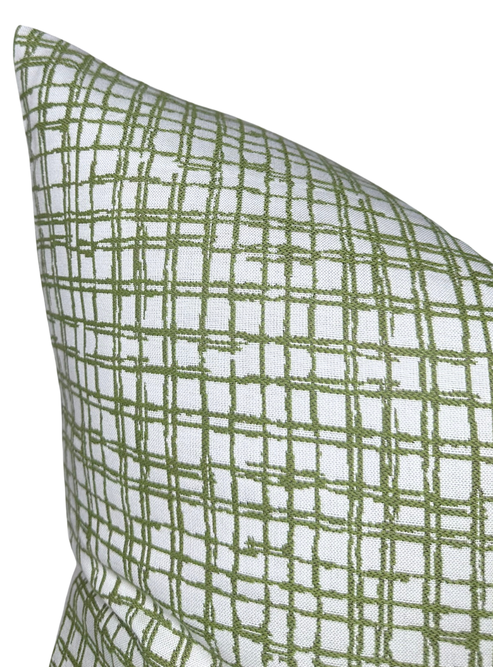 Arcadia Woven Pillow Cover in Sage, Indoor Outdoor Pillow