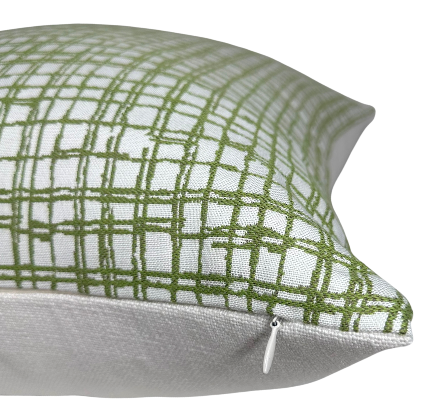 Arcadia Woven Pillow Cover in Sage, Indoor Outdoor Pillow