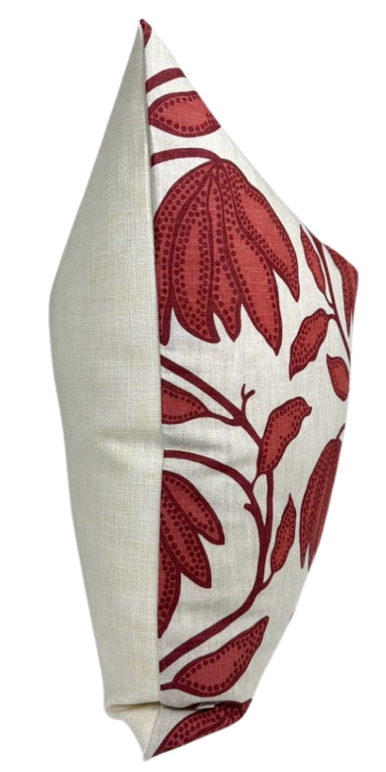 Desert Floral Pillow Cover in Sunbaked Red