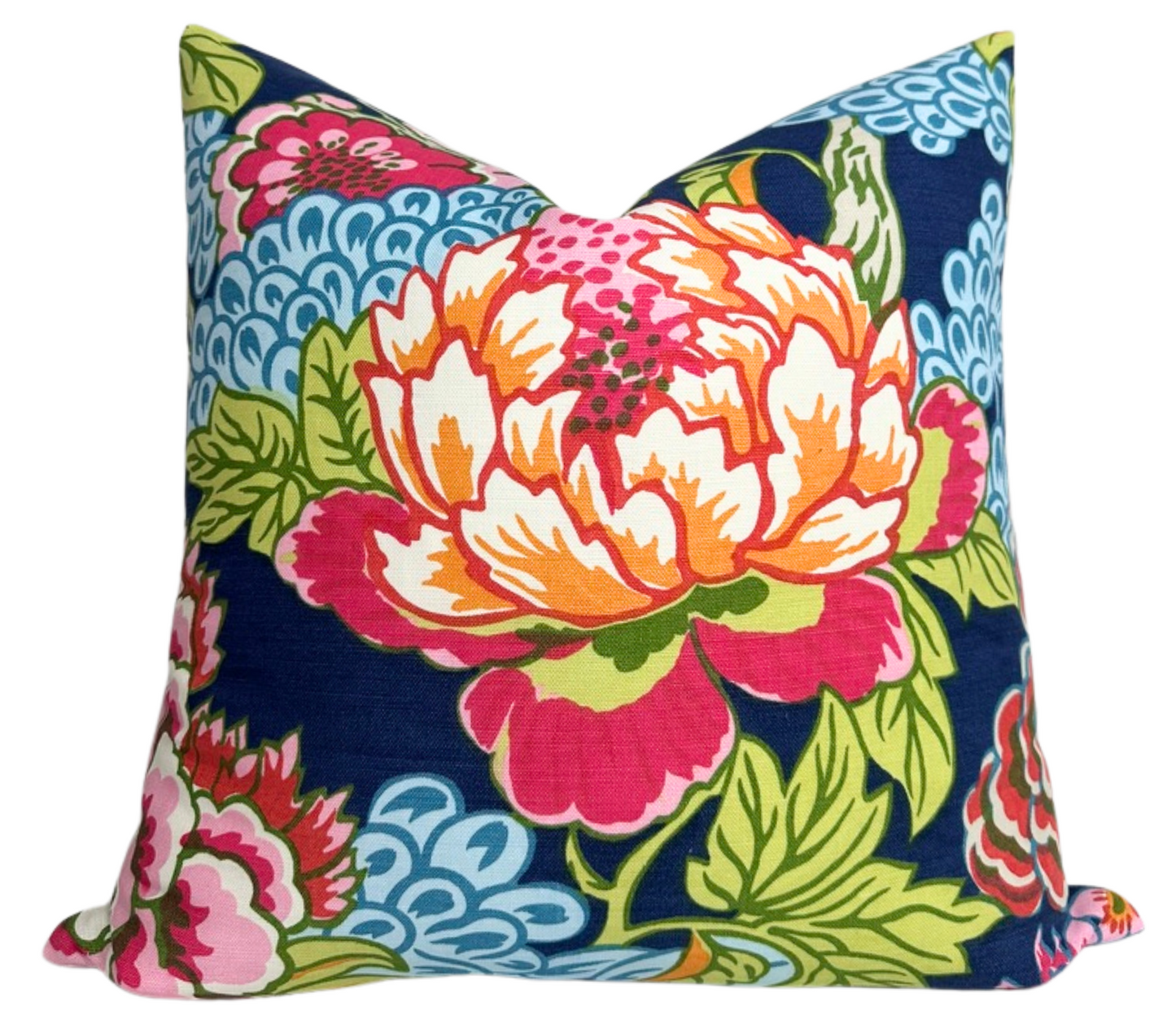 Honshu Pillow Cover in Navy, Thibaut Textiles