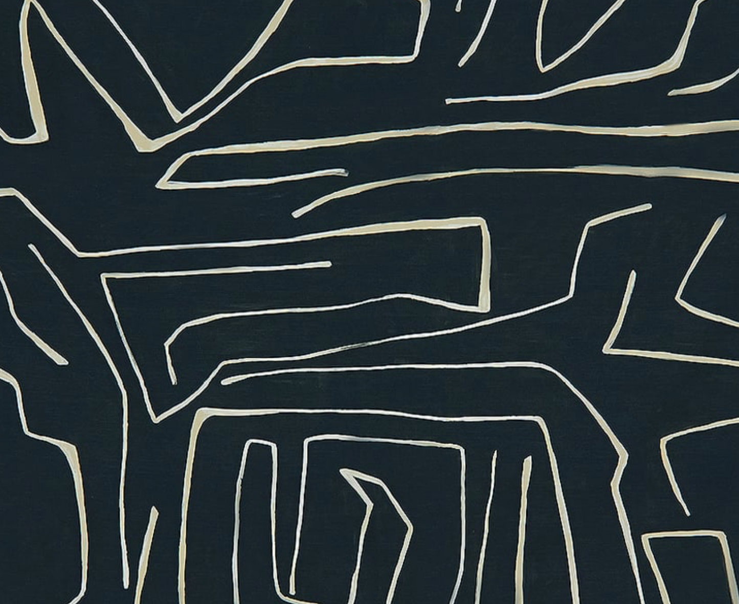 Graffito Pillow Cover in Onyx Beige, Kelly Wearstler Textiles