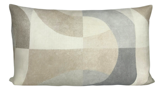 Colonnade Pillow Cover in Parchment, Kelly Wearstler Textiles