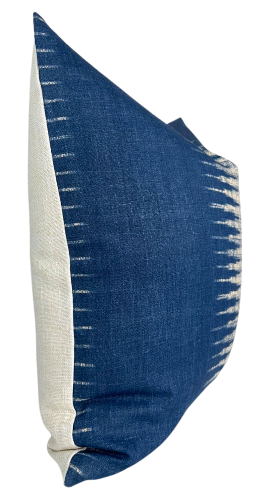 Ikat Pillow Cover in Indigo Blue, Peter Dunham Textiles