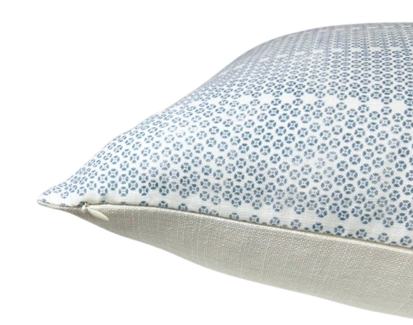 Madu Pillow Cover in Blue, Susan Connor Textiles