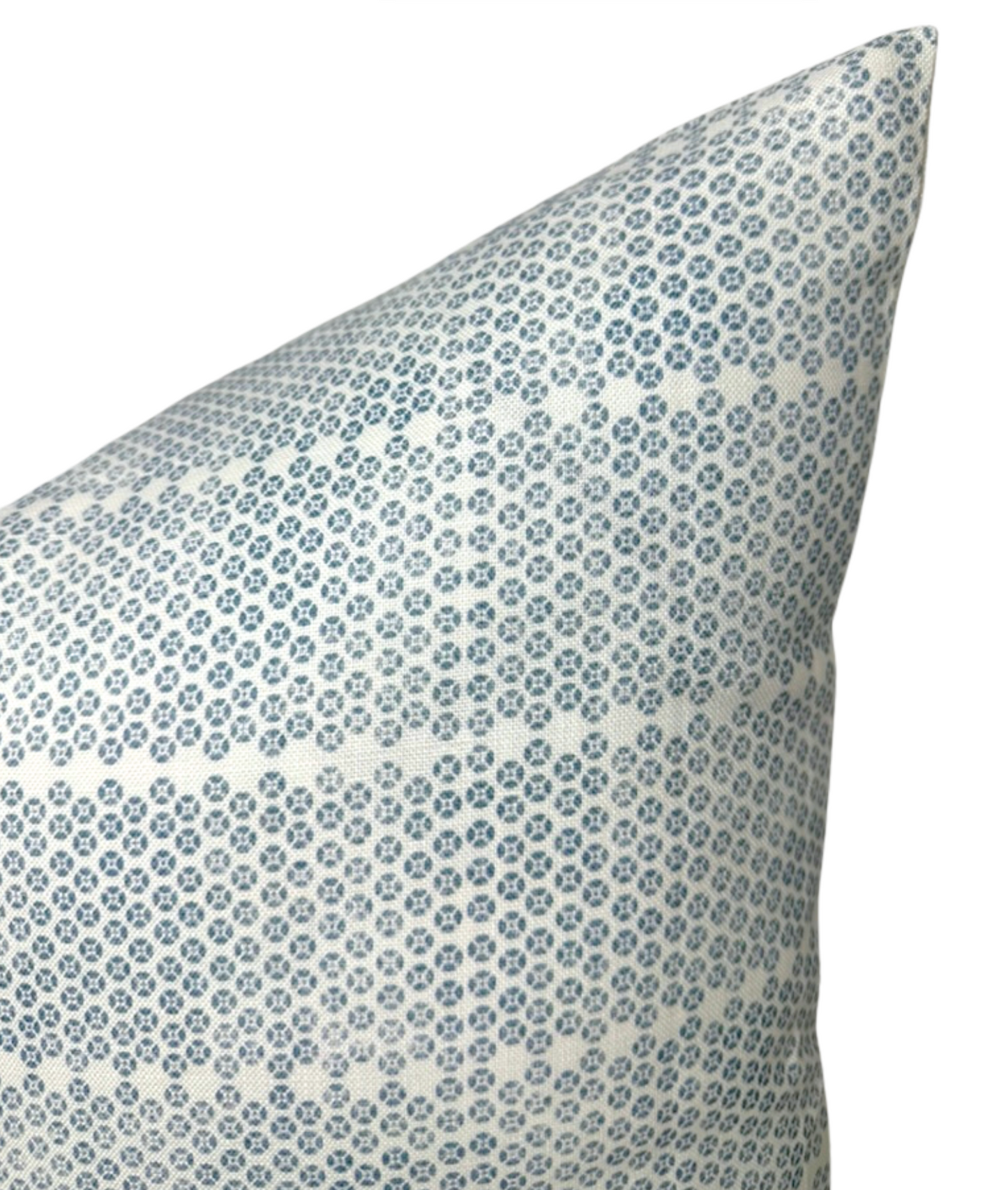 Madu Pillow Cover in Blue, Susan Connor Textiles