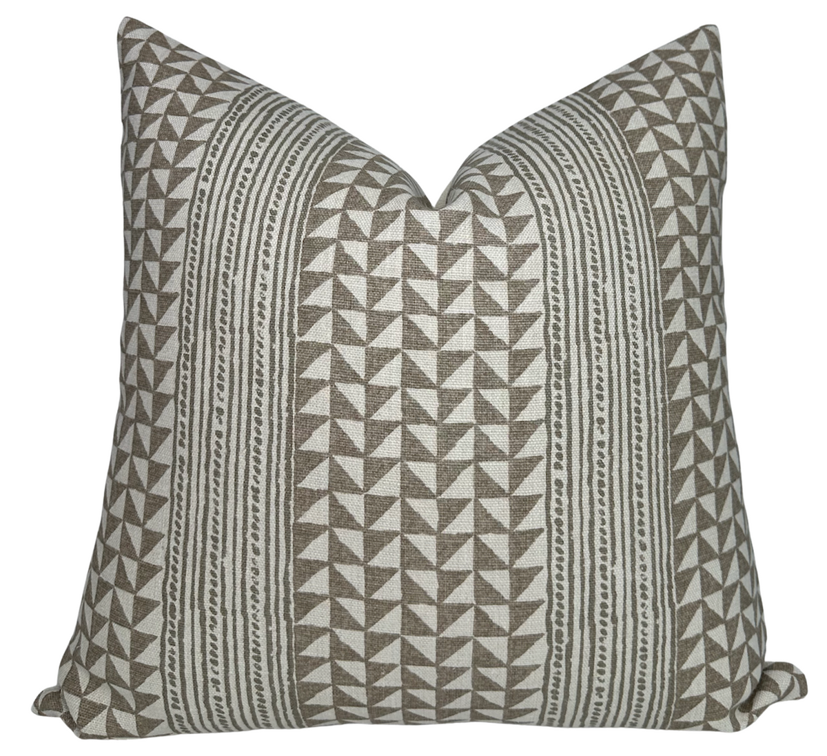 Aegean Stripe Pillow Cover in String
