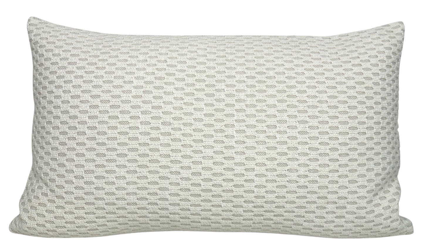 Alder Weave Pillow Cover in Tan, Indoor Outdoor Pillows
