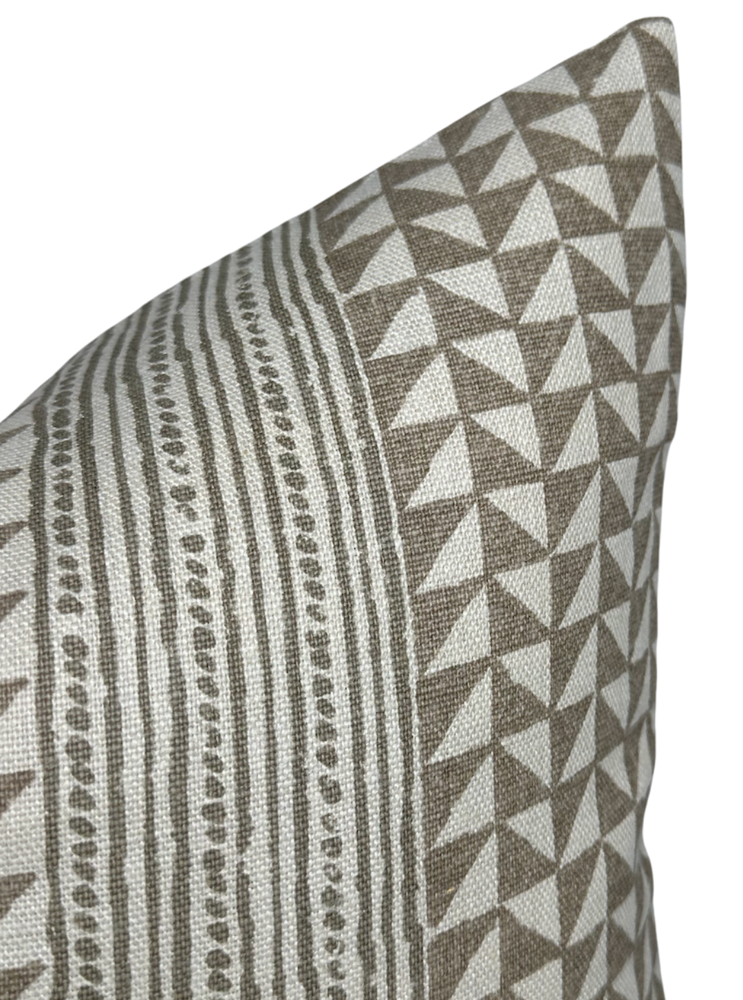 Aegean Stripe Pillow Cover in String