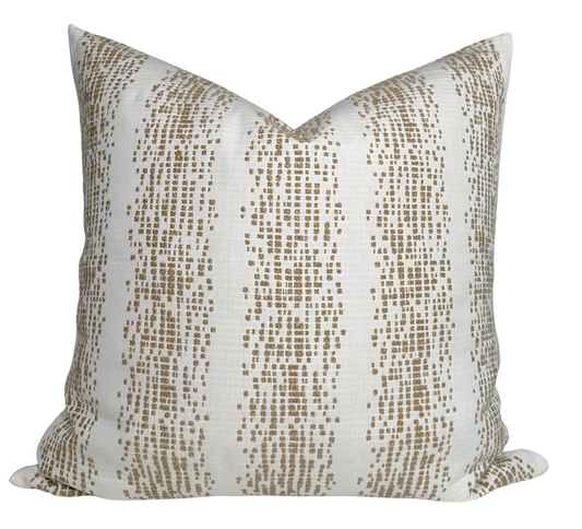 Balboa Pillow Cover in Fawn Brown, Kelly Wearstler Textiles