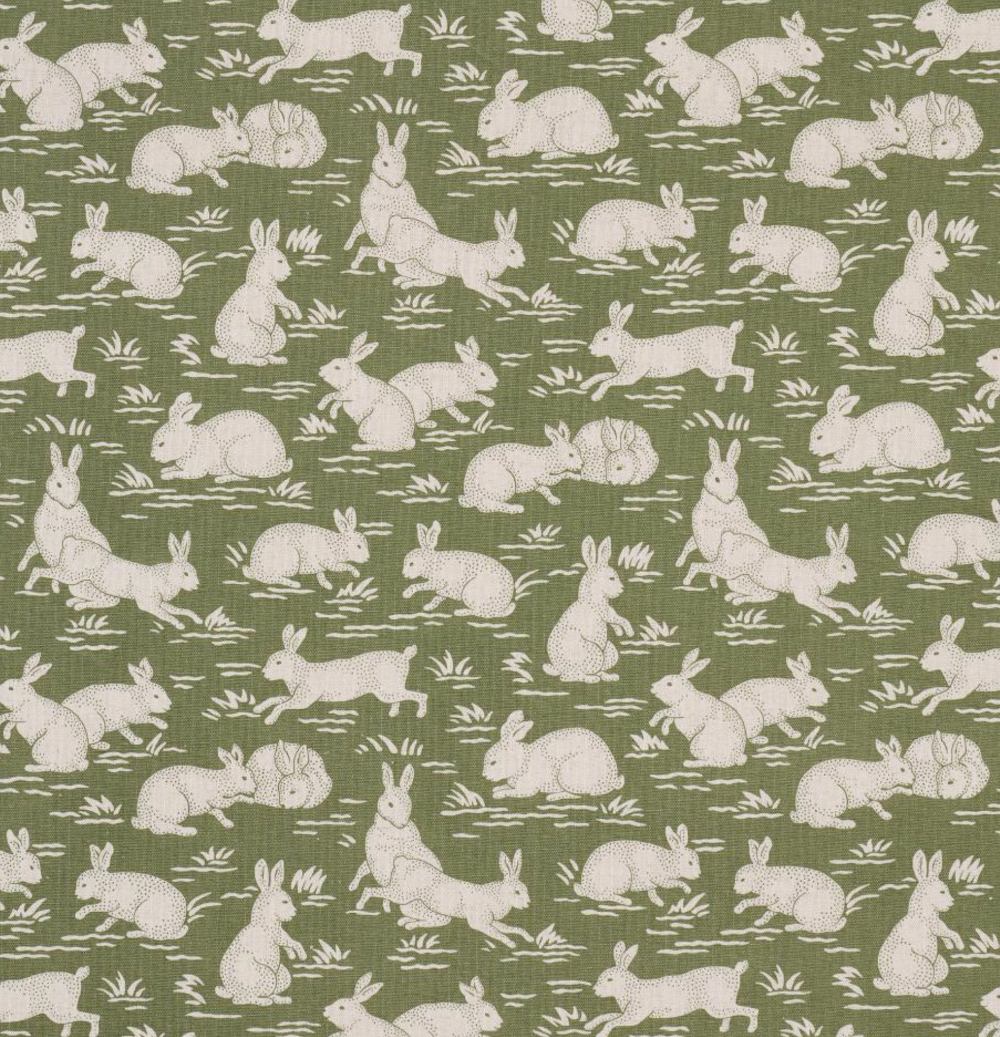 Cottontails Pillow Cover in Sage Green, Schumacher Textiles