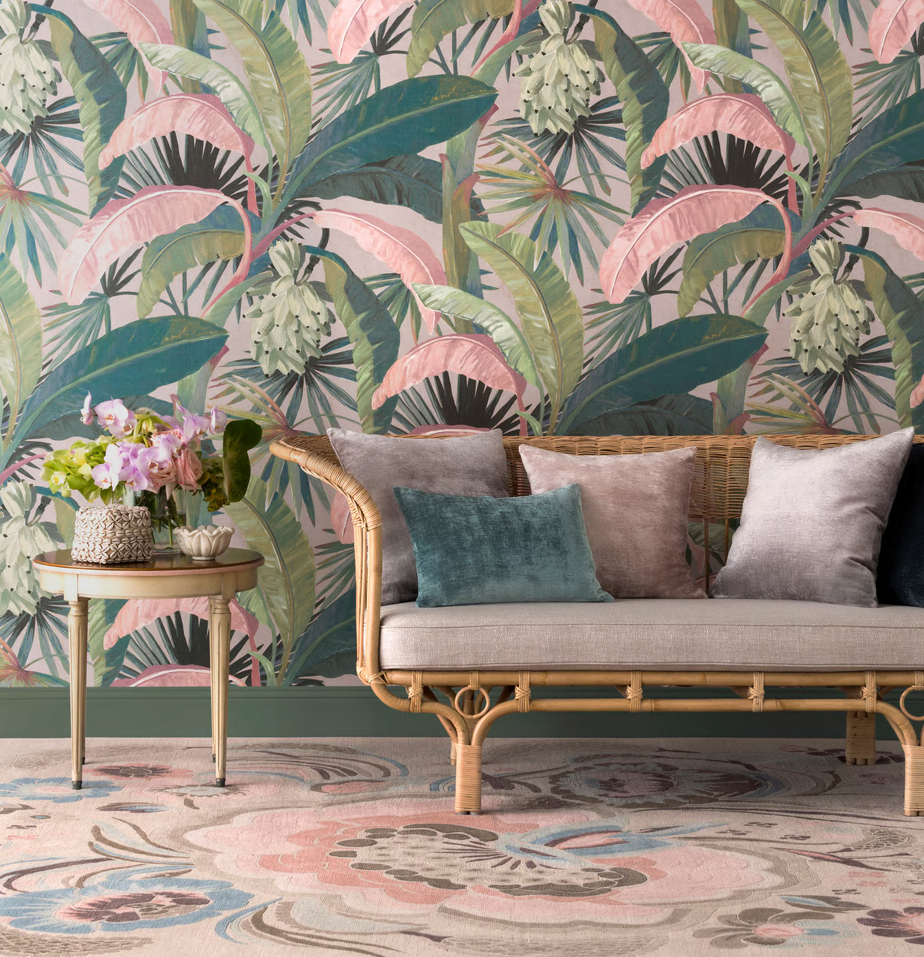 Bespoke Pillow Cover in Blush