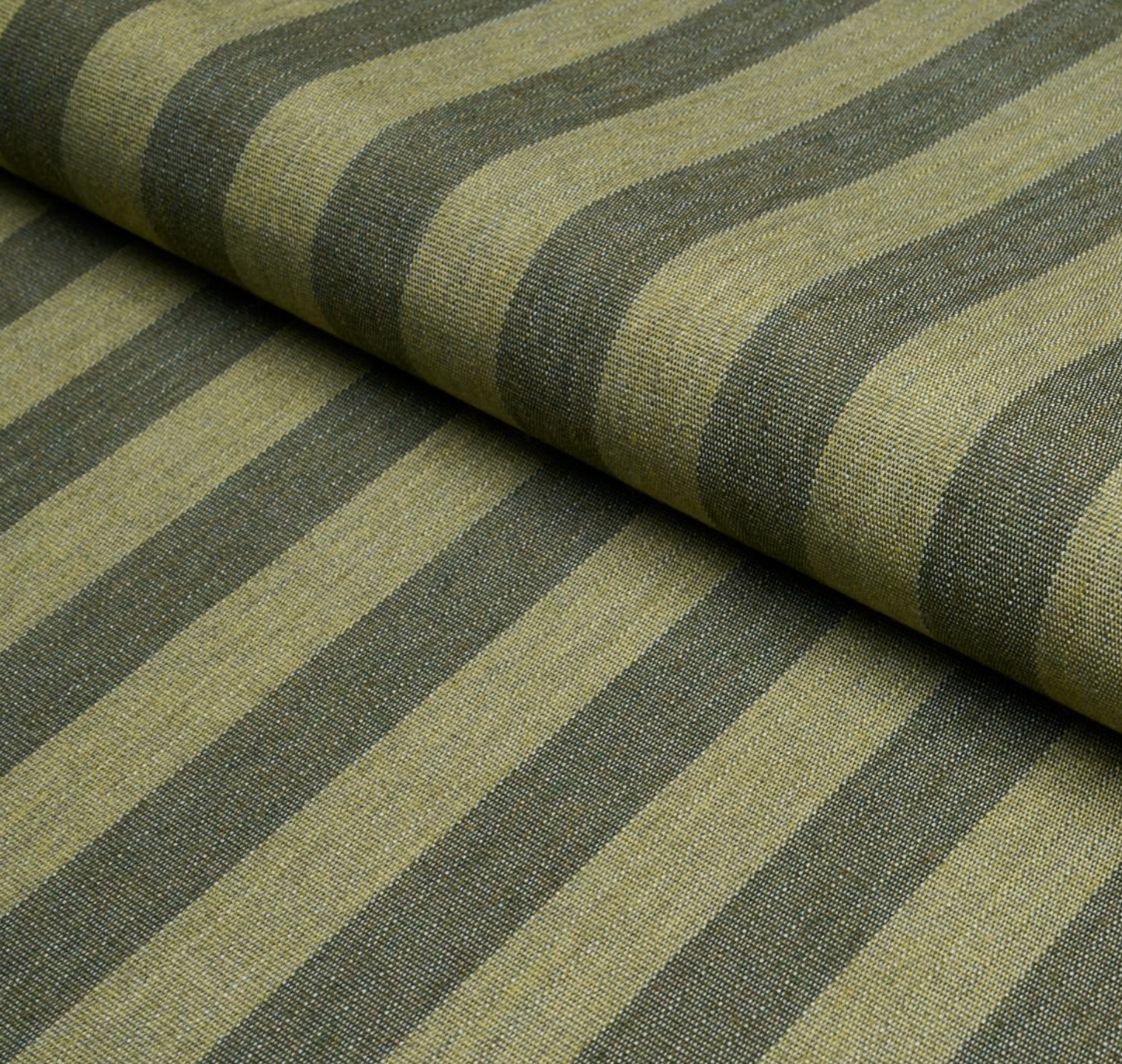 Hanson Stripe Pillow Cover in Green, Schumacher Textiles