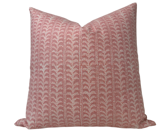 Luxor Pillow Cover in Guava, Walter G Pillows, Decorative Throw Pillows