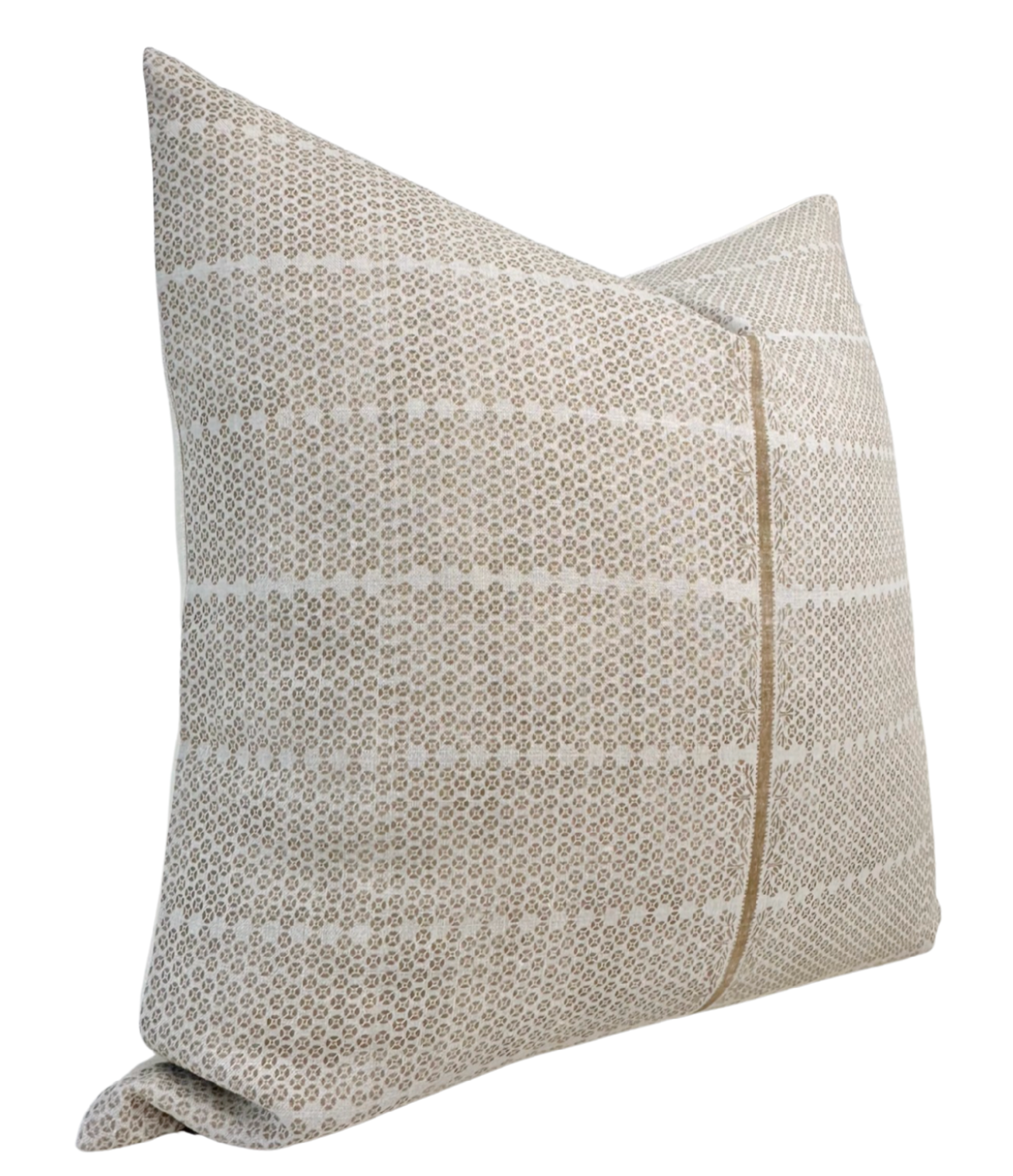 Madu Pillow Cover in Sand Brown, Susan Connor Textiles