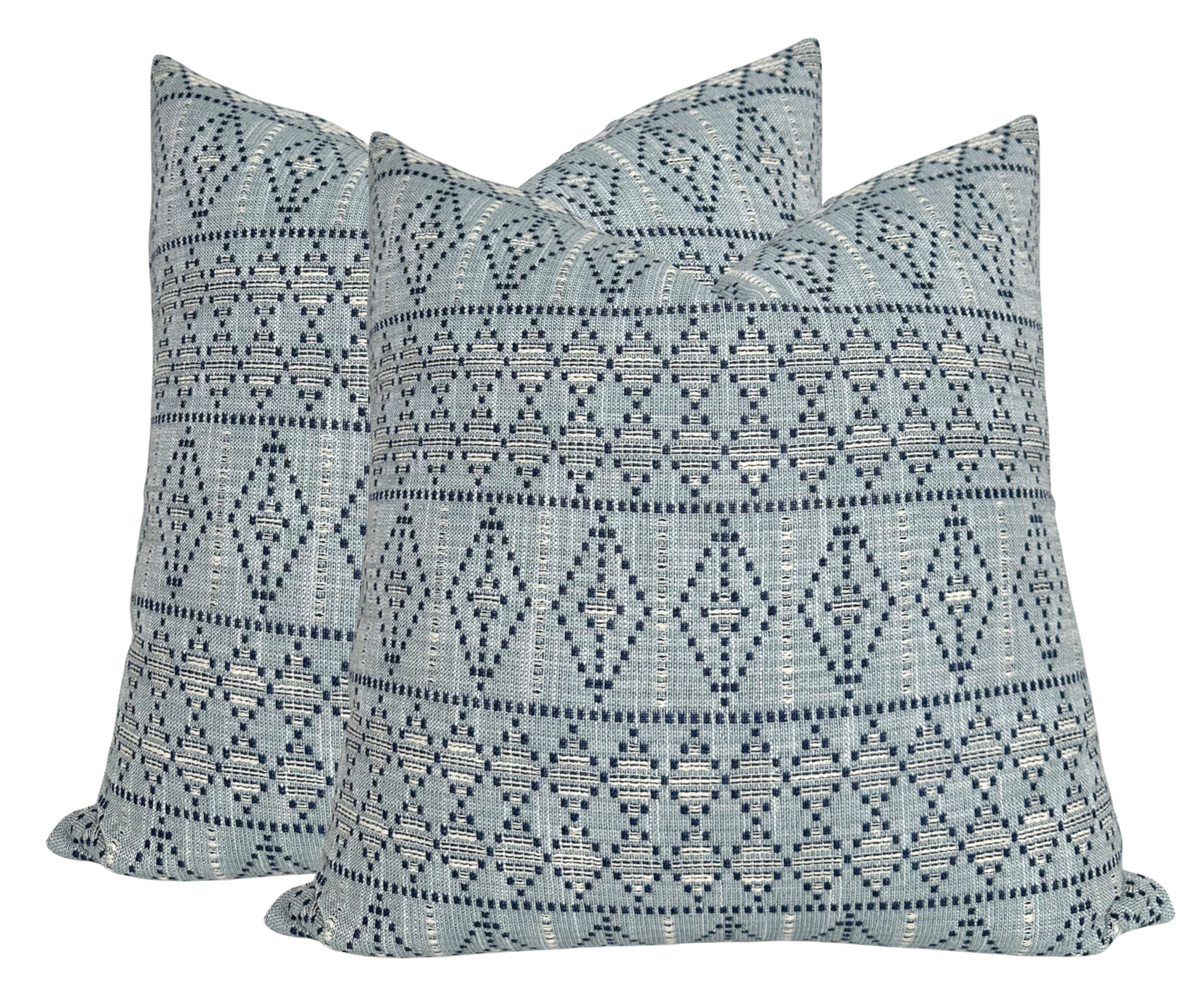 Souk Woven Pillow Cover in Indigo Sky, Peter Dunham Textiles