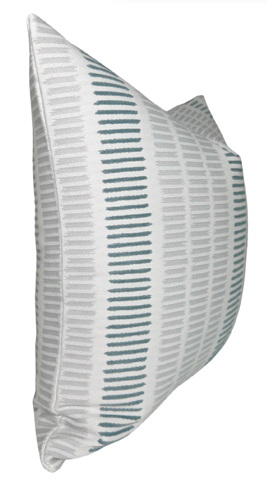 Thibaut Topsail Pillow Cover in Sterling and Slate