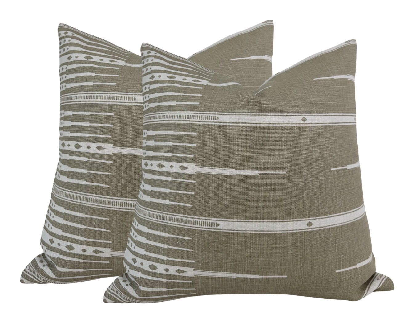 Tangiers Pillow Cover in Stone, Peter Dunham Textiles