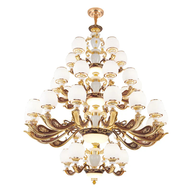European Style Large Chandelier - Elegance for Living Rooms, Hotels, Villas, and Grand Hallways