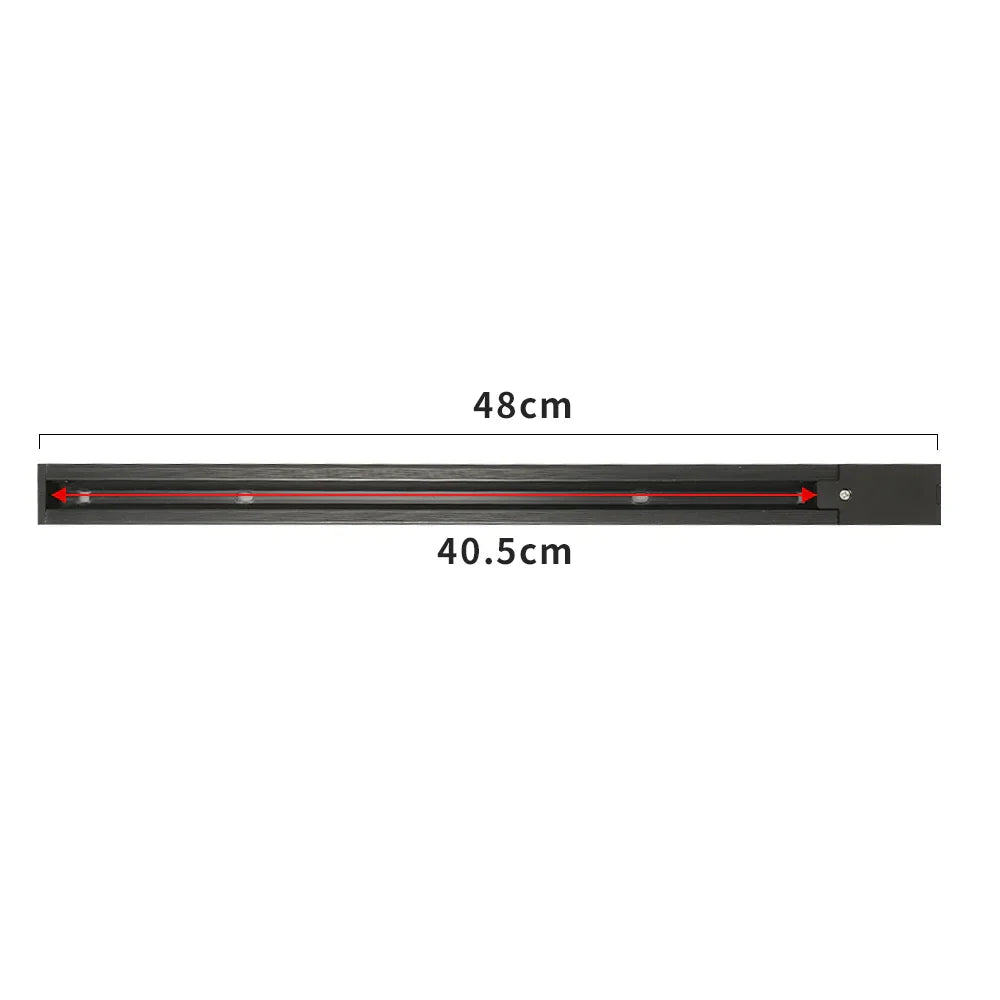 Led Track Light Rails  0.5M 2 Wire 3 Wire Connector Jointer Led Rail For Store Home Spotlight Lighting