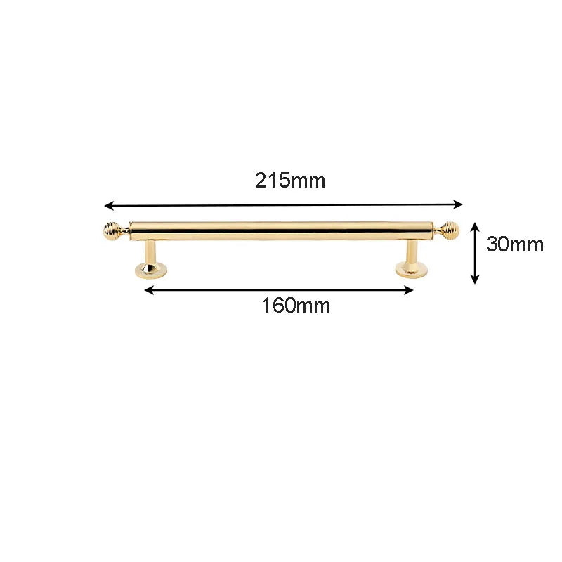 Polished Brass Cabinet Handles – PVD Gold and Chrome Wardrobe Knobs and Drawer Pulls