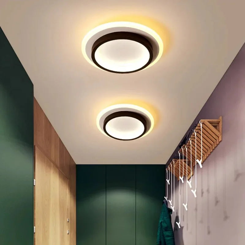 Modern LED Surface Mount Ceiling Light - Versatile Lighting Fixture for Cloakroom, Bedroom, Hallway, and Living Room