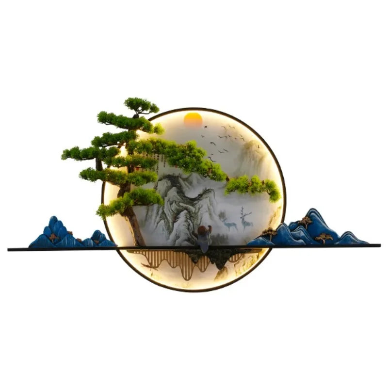 Dlight Decor Chinese Landscape LED Wall Glow