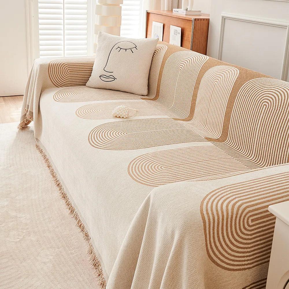 Double-Sided Chenille Couch Slipcovers for Ultimate Comfort