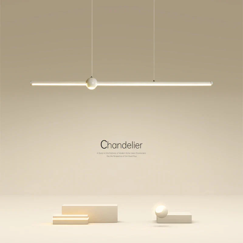 Nordic LED Chandelier - Minimalist Design for Restaurants, Bars, Living Rooms, and Bedrooms
