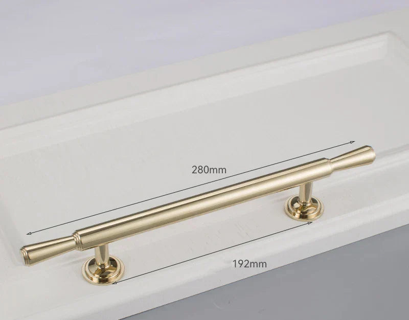Chrome and Polished Gold Brass Furniture Handles – Modern Cabinet, Drawer, and Wardrobe Knobs
