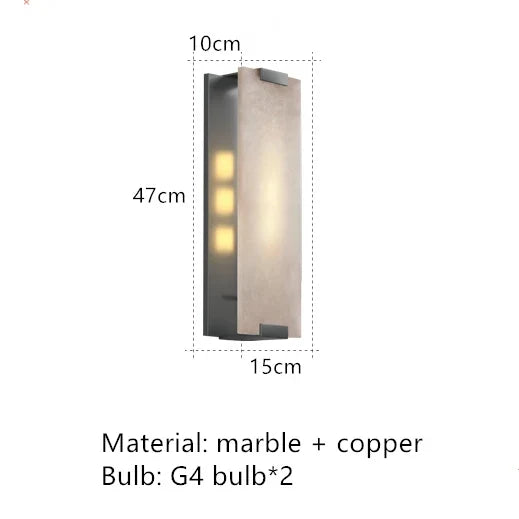 Verona Marble LED Wall Sconce