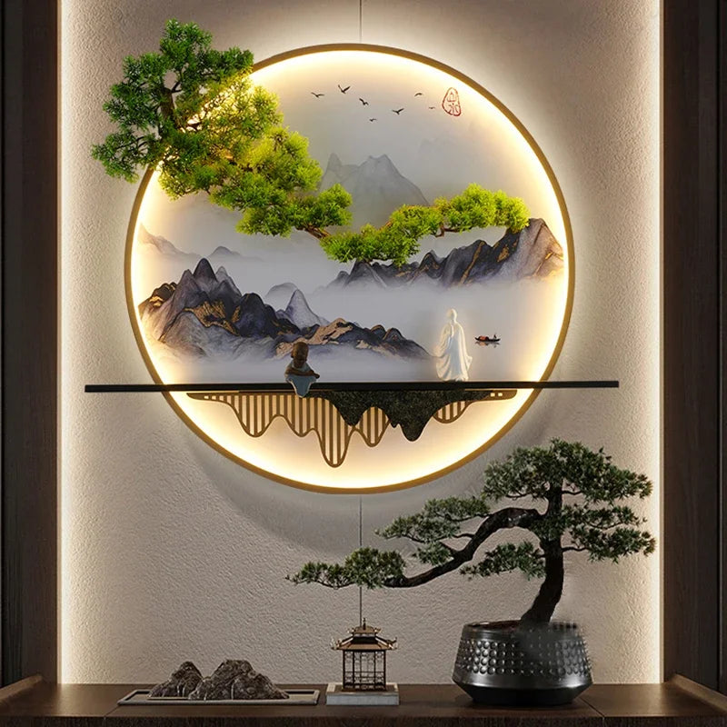 Dlight Decor Chinese Landscape LED Wall Glow
