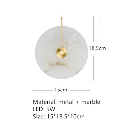 Verona Marble LED Wall Sconce