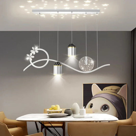 Elegant Crystal Chandelier - Perfect for Home Decor, Restaurants, and Villa Ceilings
