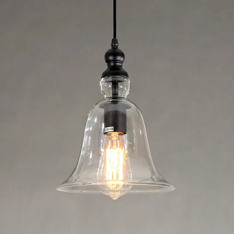 Creative Bell Glass Wall Lamp - Modern Elegance for Bedroom, Living Room, and Aisle